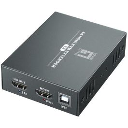 Level One Extensor HDMI por Cat.5/6 Kit 4K hasta 100m, Negro