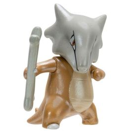 Jazwares Figura Pokemon Multipack Evolution Doble - Cubone y Murowak Articulados, Pack Deluxe Plata y Negro