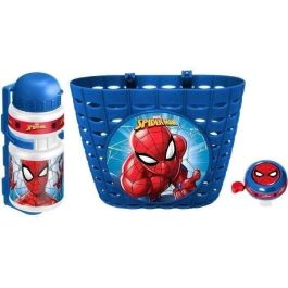 SPIDER-MAN Set Papelera + Botella + Timbre