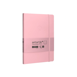 Antartik Antartik Notes Cuaderno Tapa Blanda A5 Hojas Puntos Rosa Pastel 80 Hojas 80gr Fsc