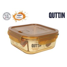 Inde Fiambrera Cuadrada Hermética Ambare 18.5x18.5 cm 1.1 L (6 Unidades) Precio: 22.49999961. SKU: B1E832YH94