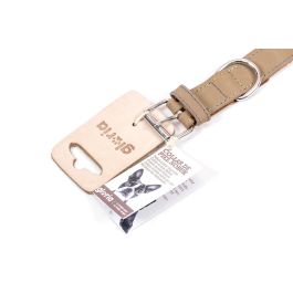 Gloria Collar Oasis 60 cm X 30 mm Blanco Piel Nobuck