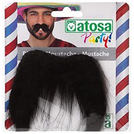 Bigote Postizo Negro Grueso Estilo Mexicano para Disfraces de Mariachi, Carnaval o Fiesta Temática