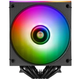 Mars Gaming MCPU-X26 Disipador CPU Dual Tower con 2 Ventiladores ARGB Infinity Mirror, 6 Heatpipes HCT, Hasta 350W TDP, Compatible con Intel LGA 1851/1700 y AMD AM5/AM4