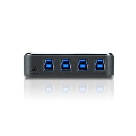 ATEN Switch de periféricos USB 3.2 Gen1 de 4 x 4 puertos