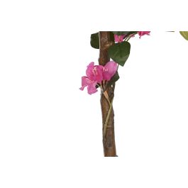 DKD Home Decor Planta Artificial Decorativa Buganvilla Fucsia de PE de 150 cm de Alto y 80x80 cm de Ancho. Colores Natural y Verde.