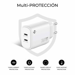 Cargador de Pared Subblim SUBCHG-6G2520 Blanco 25 W