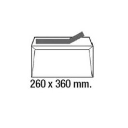 Sam Sobre A-40495 Autoadhesivo Con Tira De Silicona 260x360 100 gramos Offset Blanco 250 Sobre Precio: 40.68999979. SKU: BIX268722-A40495