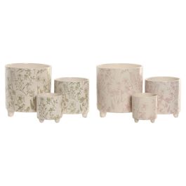 DKD Home Decor Macetero Shabby Blanco Verde Set de 3 (2 Unidades) 13.7 x 14.7 x 13.7 cm Precio: 17.5000001. SKU: B1DG2ZKGY8