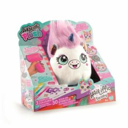 Canal Toys - Peluche Airbrush - Peluche Squishy Hair'iffic para peinar y decorar con spray electrónico, rotuladores, -AIR 040- aleatorio