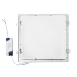 Placa LED 25W 2500Lm 6000ºK Cuadrada Plata 40.000H [HO-RDP-25W-MP-CW]