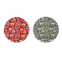 DKD Home Decor Centro de Mesa Navideño Tradicional PP Rojo y Verde 33x33x1.5 cm – Pack de 12 Unidades Surtidas para Decoración Festiva Precio: 35.50000003. SKU: B17MJPTZ7Q