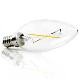 Bombilla LED E14 2W 144Lm 2000ºK Filamento 40.000H JTX JTX-J14DHA22-WW