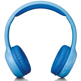 Lenco HPB-110BU Auriculares Bluetooth para Niños Plegables con Límite de 85dB Azul
