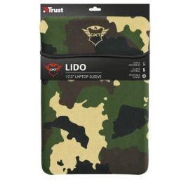 Funda Trust Gaming GXT 1244C Lido para Portátiles hasta 17.3"/ Camuflaje Selva