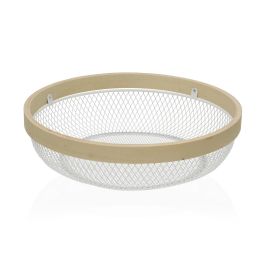 Frutero Redondo Metal White Versa 25X7CM (2 Unidades) Frutero Redondo Metal White Versa 25X7CM (2 Unidades)