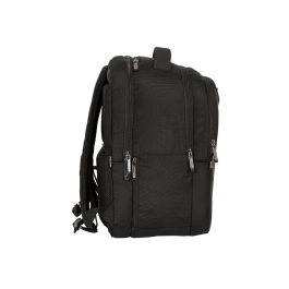 Mochila para Portátil y Tablet con Salida USB Safta Business Negro (31 x 45 x 23 cm)