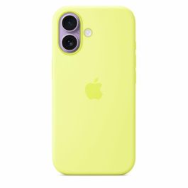 Apple MGEV4ZMA Funda de silicona con MagSafe para iPhone 17 - Amarillo neón