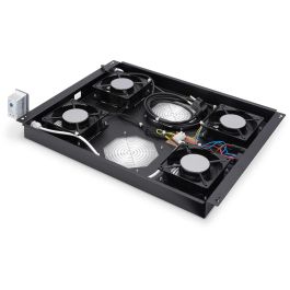 Digitus Unidad de ventilador de techo Unique, 4 ventiladores, color negro