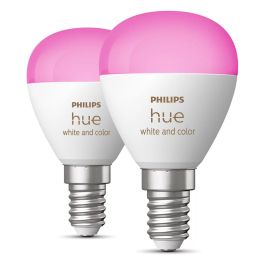 Philips White & Color Ambiance E14 Luster Tropf Doppelpack 470lm Bombilla Inteligente LED Blanca 2 Unidades Regulable Precio: 276.50000037. SKU: B17XBJXBW8