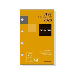 Recambio Agenda Anual (2026) Finocam C197 Classic 601 56X89 Anualidad 2D/P Precio: 7.49999987. SKU: B176ZQRWBC