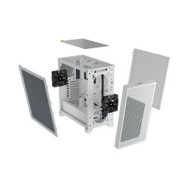 Corsair CC-9011252-WW Caja PC Semitorre ATX 3000D Airflow Blanco con 2 Ventiladores SP120 Elite