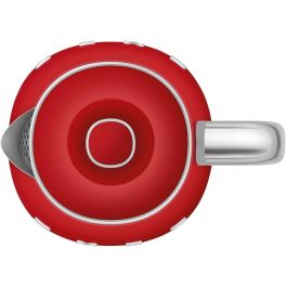 Smeg KLF05RDEU Mini Tetera Eléctrica 0.8L 1400W Rojo Acero Inoxidable, Hervidor de Agua Filtrado