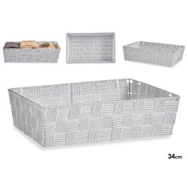 Kipit Cesta Tela Rectangular sin Asas 34 cm x 21 cm x 8.5 cm Blanco Poliester (Set de 18) Precio: 44.5000006. SKU: S3609135