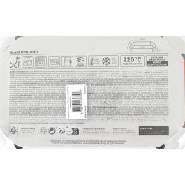 Fuente para horno rectangular Inde 27 x 18 cm 2.2L Master (5 Unidades) Fuente para horno rectangular Inde 27 x 18 cm 2.2L Master (5 Unidades)