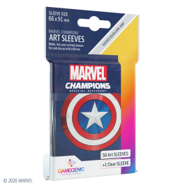 Marvel Champions Sleeves Captain America Precio: 6.95000042. SKU: B1JDJLPSPQ