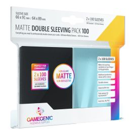 Matte Double Sleeving Pack (100) Precio: 8.68999978. SKU: B1JHVVPS69
