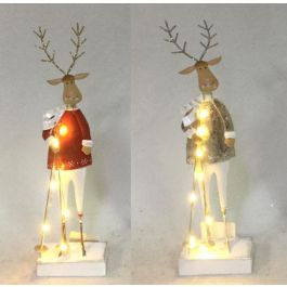 Figura Navidad Fantasia DKD Home Decor Rojo 4 x 30 x 8 cm (4 Unidades) Precio: 26.49999946. SKU: B1D8CAFD3S