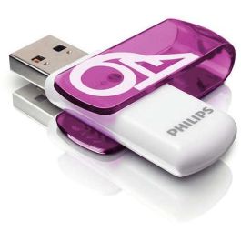 Philips FM64FD05B USB 2.0 64GB Vivid Edition Magic Purple Giratorio
