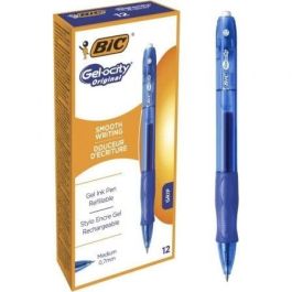 Caja de Bolígrafos de Tinta de Gel Bic Gelocity 526274/ 12 unidades/ Azules Caja de Bolígrafos de Tinta de Gel Bic Gelocity 526274/ 12 unidades/ Azules