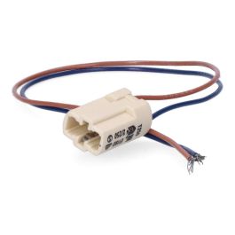Portalámparas base G9 250V con cable de 10cm, blanco, esteatita, para interior Precio: 1.88999943. SKU: S7915820