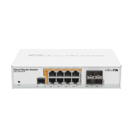 Mikrotik CRS112-8P-4S-IN Switch Gigabit Ethernet 8 puertos PoE (IEEE 802.3af/at) Blanco Precio: 190.98999975. SKU: B1DV3VA7SF