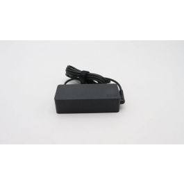 Lenovo 65W power adapter for notebooks, supports 20/15/9/5V output, 3-pin configuration, designed for worldwide use.