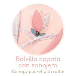 Decuevas Coche de Muñeca Plegable con Sombrilla y Bolso Tulipe para Muñecas de hasta 48 cm Decuevas Coche de Muñeca Plegable con Sombrilla y Bolso Tulipe para Muñecas de hasta 48 cm