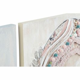 Cuadro Colonial DKD Home Decor Beige Gris 3.7 x 90 x 90 cm (2 Unidades) Cuadro Colonial DKD Home Decor Beige Gris 3.7 x 90 x 90 cm (2 Unidades)