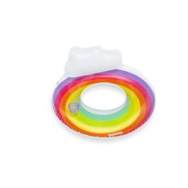 Bestway Rueda Hinchable Arcoiris D107 cm +12 Años Playa y Piscina 43647