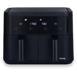 Hkoenig Freidora sin aceite FRY900 - Capacidad 9 L (Doble tanque 4.5 L) - 8 programas de cocción - 2400 W Precio: 123.50000036. SKU: B162QPLHBK