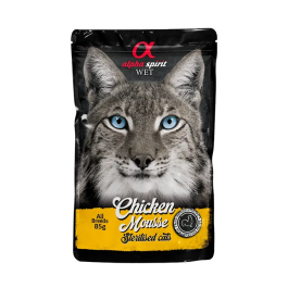 Alpha Spirit Mousse Felino Pollo para Gatos Esterilizados 24x85 gr Precio: 21.9499995. SKU: B13ARD94L9