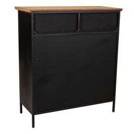 Recibidor Alexandra House Living Negro Madera Metal Madera de abeto 34 x 90 x 80 cm