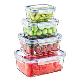 Dem Fiambrera Hermética Rectangular 2300 ml 24 x 18 x 10 cm (12 Unidades)