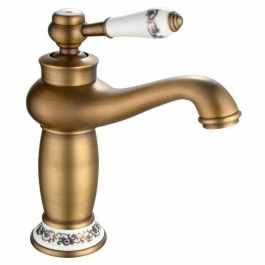 Rousseau MARPLE Mezclador de Lavabo de Latón con Acabado Bronce Antiguo, Cartucho Cerámico y Caño Fijo, Ahorro de Agua Precio: 82.49999978. SKU: B13XZ3QP9K