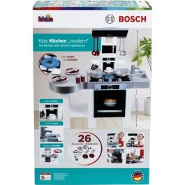 Klein 7155 Cocina de Juguete Estilo Moderno Bosch con Funciones y Accesorios Realistas para Niños a partir de 3 Años