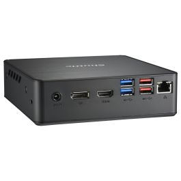 Shuttle NC40U5 Mini PC Barebone Negro (Intel Core i5-1235U) 24/7, Dual Video, Ultra HD, DDR4, UHD Graphics, NVMe, USB 3.2 Gen 2