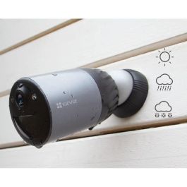 Ezviz EZV1702308991283 Cámara de Seguridad BC1C 4MP con Panel Solar, Batería 8 Meses, Detección Humana, Visión Nocturna