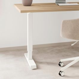 Emuca Mesa motorizada regulable en altura Lift Table, Acero, Pintado blanco