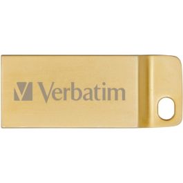 Verbatim Pendrive 64GB USB 3.2 Gen 1 Metal Executive con Llavero, Lectura 80MB/s, Escritura 25MB/s
